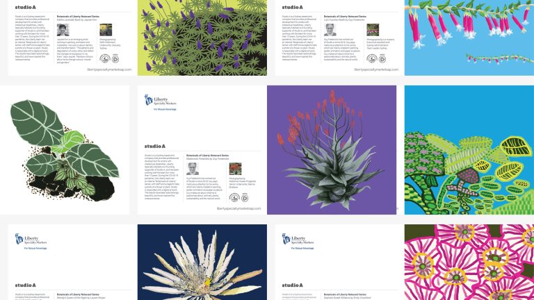 Liberty Botanical Cards