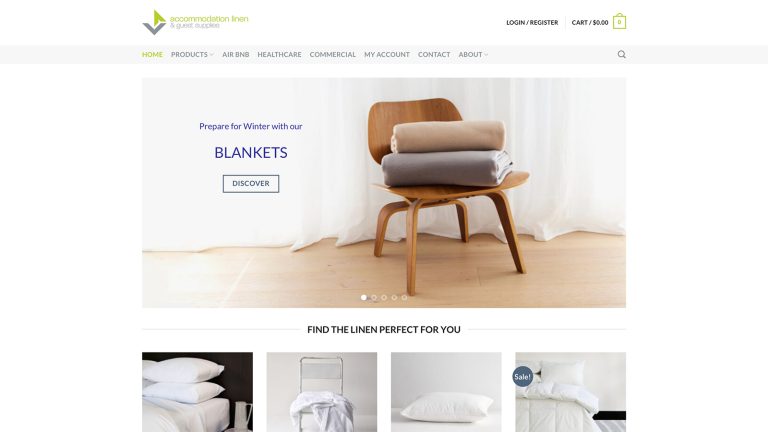 Accommodation Linen Website